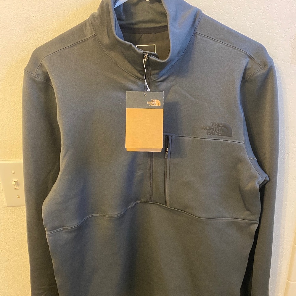 The North Face TAGEN 1/4 ZIP FLC ASPHALT GREY